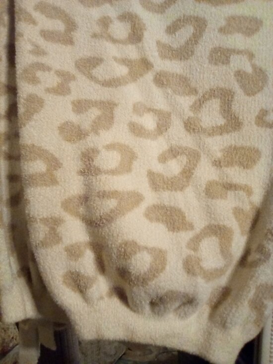 Barefoot Dream CCL Animal Print Joggers/Track pants, Cream and Stone sz 1x - Picture 4 of 10